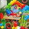 Summer Pool Party Decorations - 140pcs Beach Ball Tropical Balloon Garland Arch Kit for Summer, Rave, Beach, Birthday